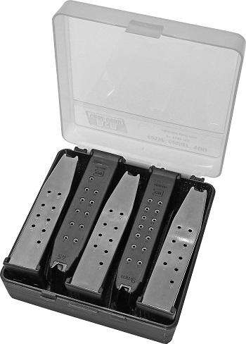 Misc. Accessories MTM Case Gard Ready Series MTM PISTOL MAGAZINE CASE CLEAR/SMOKE